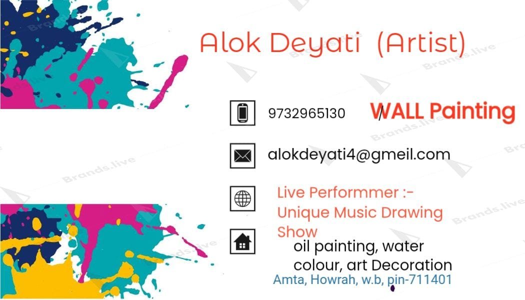 Wall painting design Mr. Alok Deyati in Saltighat Gujarpur 5